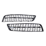 2Pcs Fog Light Lamp Cover Gloss Moulding Lightweight Accessories Replacement for Audi A3 8P 2008 - 2012 Models Bumper