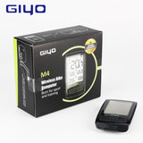 GIYO Bike Computer Backlight LCD Automatic Display Waterproof Wireless Bluetooth Bike Speedometer and Odometer