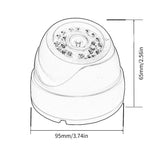 1200Tvl 3.6Mm 24Led Outdoor Waterproof Security Ir Night Vision Cctv Camera Hd Coaxial Surveillance Camera Ahd 720P 1080P