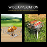 Folding Campfire Grill Barbecue Rack 304 Stainless Steel BBQ Grill Rack Collapsible Portable Grill For Camping Picnic