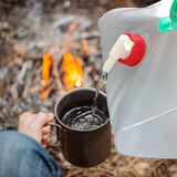 20L PVC Foldable Water Container Bags Outdoor Camping Water Bucket Hiking Survival Water Storage Bag Collapsible Water Container