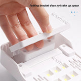 Manicure Hand Pillow Phototherapy Lamp Foldable Hand Pillow Comfortable Portable Nail Phototherapy Baking Lamp LED Nails 2022