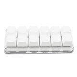 12 Keys Mini Keypad Numpad Mechanical Keyboard OSU Gaming Programming Custom Keyboard keycaps For Photoshop