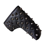 1 Pcs Golf Putter Cover Rivets PU Leather for Blade Putter Golf HeadCover Black White Red
