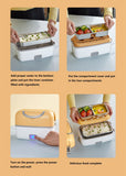 220V 1L Mini Electric Lunch Heating Box Automatic Steaming Cooking Machine Portable Multi Rice Cooker
