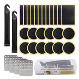 Dropship-30Pcs/Set Mountain Bike Tire Repair Tool Set Inner Tube Patching Tyre Filler Glue Patch Tire Fix Suit