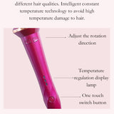 Spiral Curling Wand Rotating Hair Curler Automatic Hair Curling Iron Hair Waver Roller Ceramic Fast Heating Hair Crimper Newest
