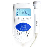 RU SHipping 3MHz Fetal Doppler Color LCD Display Pocket Fetal Doppler Prenatal Heart Baby Heart Monitor 3MHz Probe  Display