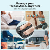 Remote Control EMS Foot Massager Pad Pulse Physiotherapy Micro-current Electric Feet Massage Mat Muscle Stimulator Relieve Pain