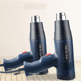 2000W 220~240V EU Plug Digital Display Electric Industrial Grade Heat Hot Air Gun Hair Dryer Automobile Film Tool