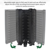 Sanmen Microphone Shield for Recording Sound Live Broadcast Microphone Accessories Premium Noise-Absorbing Musical