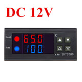 SHT2000 Temperature Humidity Controller Home Fridge Incubator Thermostat Humidistat Thermometer Hygrometer DC 12V 24V AC 220V