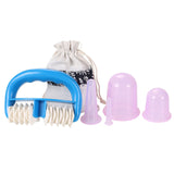5Pcs/Set Silicone Vacuum Cupping Massage Body Cans Anti Cellulite Suction Cups Therapy Manual Roller Best Relaxation Massager