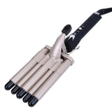 Professional Salon Wavy Hair Styler Tourmaline Wave Maker 5 Barrels Curling Iron Dual Voltage Hair Curler