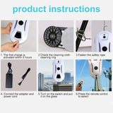 Household Sweeping Machine Ultra-thin Window Cleaning Robot Vacuum Cleaner Intelligent Electric Automatic Glass Cleaning Machine
