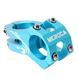 Bicycle Stem Wear-resistant MTB Bike Handlebar Stem 31.8mm Adjustable Aluminum Short Handlebar Stem Riser Fixed Bike Bar Stem