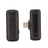 Wireless Lavalier Microphone Mini Portable Noise Reduction Audio Video Recording Microphone Clip On Lapel Mic with Charging Case