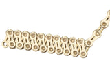 FSC 10-speed hollow transmission chain mountain bike road bike universal gold silver lightweight 10S for Shimano Sram
