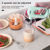 JVJH   Wireless Electric Portable Electric Food Mixer 4 Speeds Automatic Cream Egg Beater Frother Foamer whisk Cake Baking Tool
