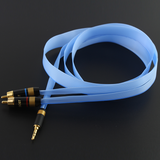 Hifi Silver-plated AUX HiFi Audio Cable One-to-two Interconnection Cable 3.5MM To Double Lotus RCA Plug