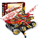 In Stock 61029 858pcs Ninja Land Bounty Truck Model Building Blocks Compatible 70677 Ninjagoes Kids Toy Bricks