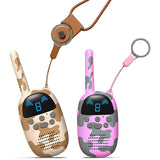 NEW-GOCOM Children's Toys Mini Walkie-Talkie Two-Way Radio Walkie-Talkie Remote Wireless for Outdoor Adventure Hiking Camping