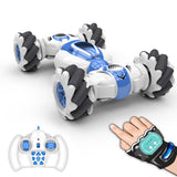 HOT RC Stunt Car Off Road Car Remote Control Watch Gesture Sensor Car 2.4GHz 4WD Rotation with Lights Music Kids Toy Boys Gifts