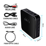 B23 Bluetooth transmitter Aux Bluetooth receiver Bluetooth adapter V5.0 Bluetooth receiver transmitter 600mAh