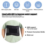 Pain Relief Back Support Belt Breathable Waist Lumbar Lower Back Belt for Women Men Lower Back Pain Relief Correction