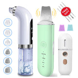 Blackhead Remover Vacuum Pore Cleaner Ultrasonic Skin Scrubber Face Cleaning Bubble Skin Cleaner Peeling Cavitation Face Lifting