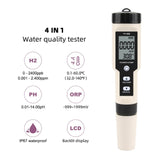 Newest YY-400 4 in 1 PH/ORP/H2&TEM Meter Digital Dydrogen Ion Concentration Test 964E