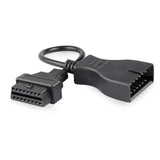 Hot sale 2022 Newest OBD 2 OBD2 Connector for GM 12 Pin Adapter to 16Pin Diagnostic Cable GM 12Pin For GM Vehicles Free Shipping