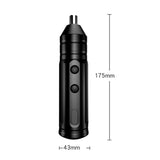JUNEFOR Electric Screwdriver Set Rechargable Cordless Screwdriver Powerful Charging Screwdriver Small Screw With Bit Power Tools