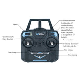 C127 2.4GHz RC Drone 720P Camera 6-Axis Wifi Sentry Helicopter Wide Angle Camera Single Paddle Without Ailerons Spy Drone RC Toy