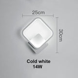 Hot selling led wall lamp indoor black and white wall lamp simple art mural indoor home decoration modern bedside wall lamp
