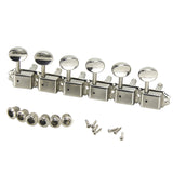 Guitar Machine Heads Tuners Chrome Locking String Tuning Key Pegs Tuners Set Replacement for Lp, Sg, Tl Electric Guitar