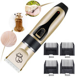 Clipper For Dog Clippers Dogs Grooming Clipper Kit USB Professional Rechargeable Low-Noise Pets Hair Trimmer Display Battery