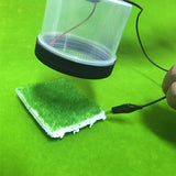 Portable Static Grass Flocking Applicator Machine 2 Sieves Grass Plant Template