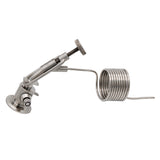1.5"TC Sample Valve, Sampling Coil, 304 Stainless Steel Conical Fermenter Accessories Free Shipping