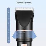 Electric Hairdresser Three Speed Adjustable liquid crystal display electric shears home hairdressing oil head razor