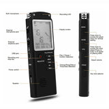 New Digital Voice Recording Pen USB 2.0 Rechargeable Recorder MP3 Player Portable Small Meeting Sound Voice Recorder Accessories