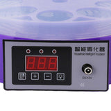 Poultry Hatcher Temperature Control Anti Interference Base Sink 9 Egg Incubator Digital Display DC12V US Plug 110‑240V for