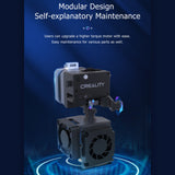 CREALITY 3D E·Fit Extruder Kit Dual Gear Feeding Design 3:1 Gear Drive Remote And Direct Extrusion for Ender3 Ender-3 V2 Ender-3