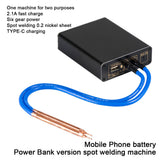 Mini Spot Welding Machine 5 Gears Adjustable Fast Charge DIY Spot Welding Machine for 18650 Battery Welder with Welding Pen