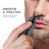 Waterproof Ear Nose Hair Trimmer Clipper Professional Painless Eyebrow and Facial Hair Trimmer for Men Women Hair Removal Razor