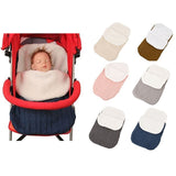 Baby Sleeping Bag Infant Winter Warm Thickening Plus Velvet Knit Warm Sleeping Bag Wool Stroller Sleeping Bag