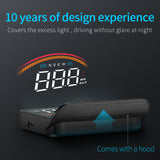 M11 hud  head up display OBD2 GPS Dual System Windshield Speed Projector Security Alarm Water temp Overspeed RPM Voltage