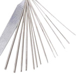 Guitar Nut Bridge File Set Luthiers Tool Box 13 Sizes Of Files 1 Flat File for Guitar Banjo Mandolin Bass String Groove