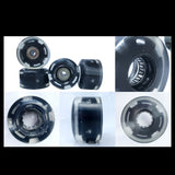 Double-Warped Skateboard Bracket Flash Wheel White Paint Bridge Set Bracket Skateboard Bridge PU Wheel Bracket