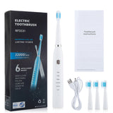 Electric Toothbrush USB Rechargeable Professional 5 Modes 4 Speeds Dental Care Waterproof Tooth Brush Soft Bristles Teeth Whiten
